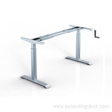 Office Dual Motor Height Adjustable Table Desk Frame